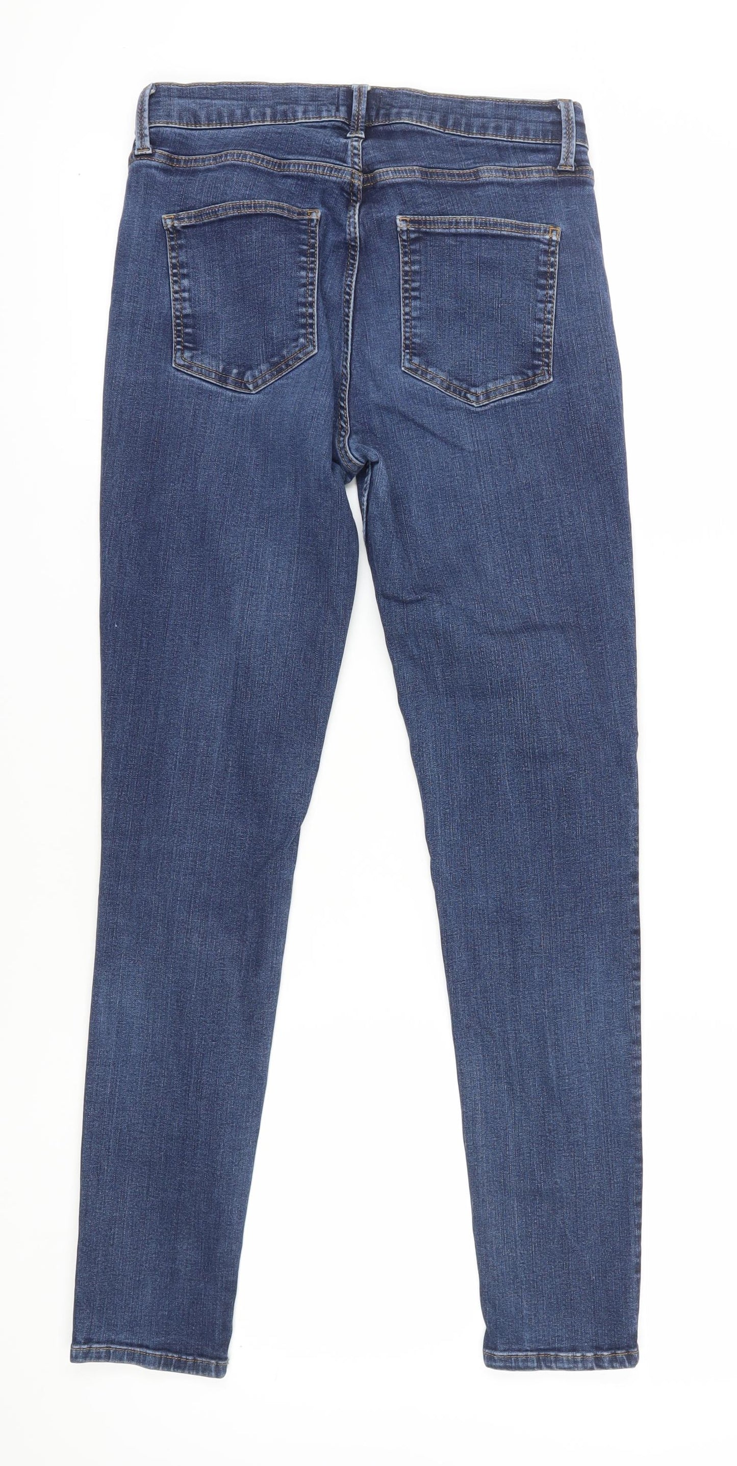 French Connection Women's Blue Skinny Jeans Size 10