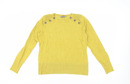 Womens UK Size 14 Principles Yellow Pullover Jumper