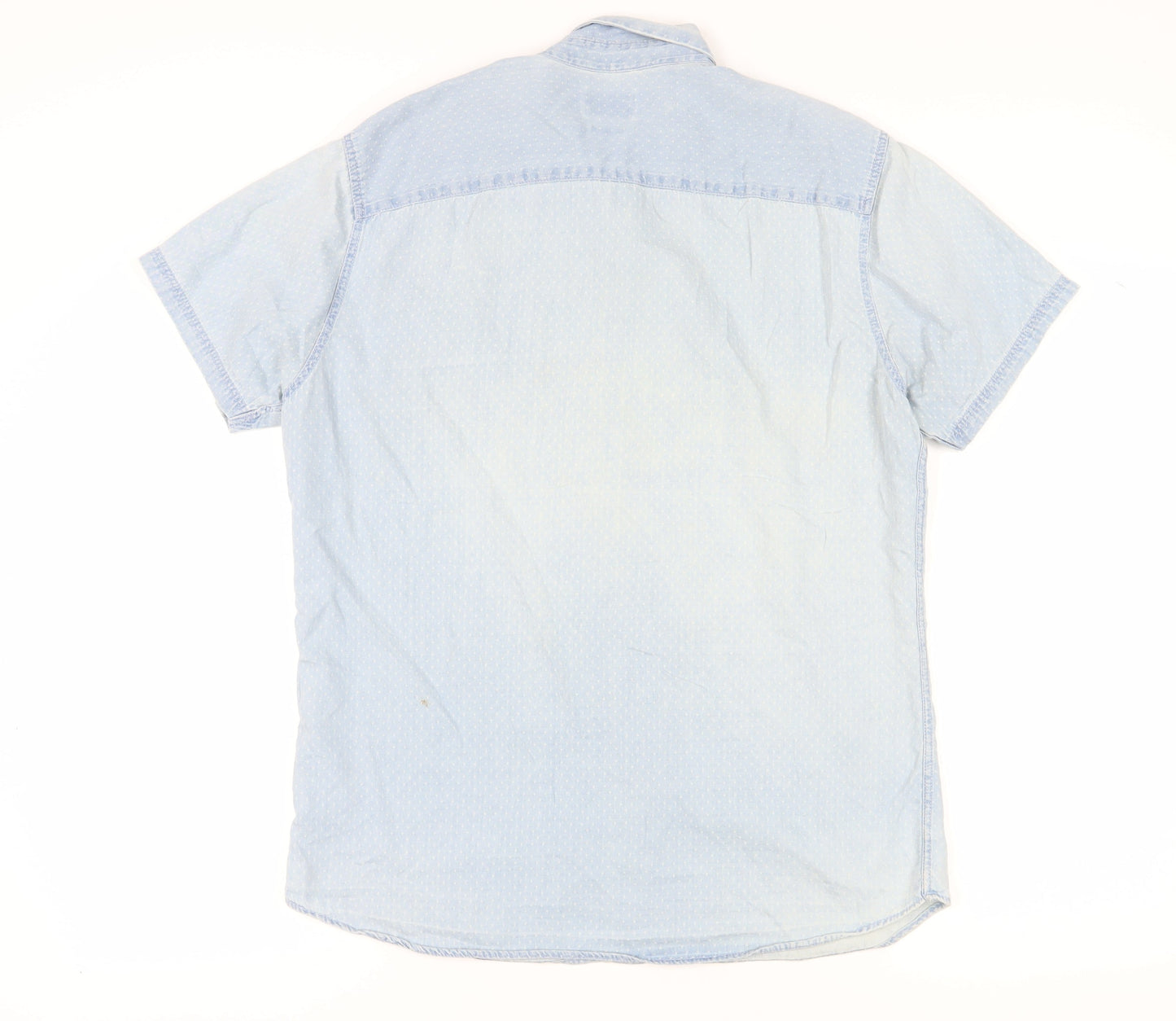 SELECTED HOMME Men's Blue Regular Fit Shirt 16.5