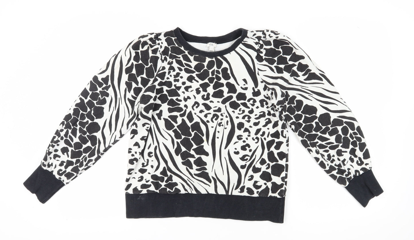 River Island Women's Animal Print Sweatshirt M
