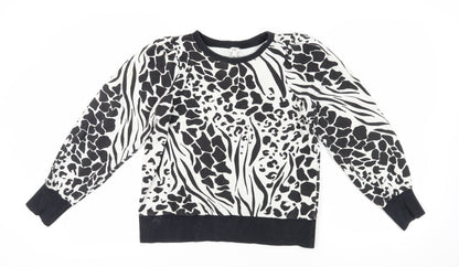 River Island Women's Animal Print Sweatshirt M