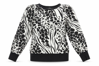 River Island Women's Animal Print Sweatshirt M