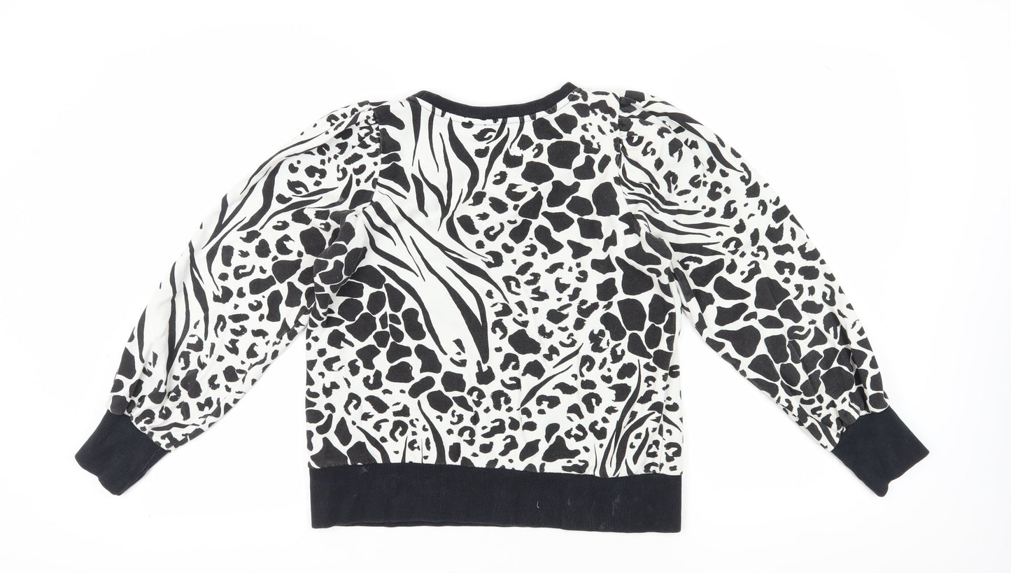 River Island Women's Animal Print Sweatshirt M