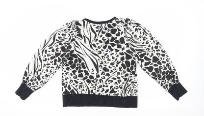River Island Women's Animal Print Sweatshirt M