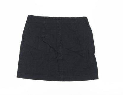 MNG Women's Black Short Pencil Skirt, Size M