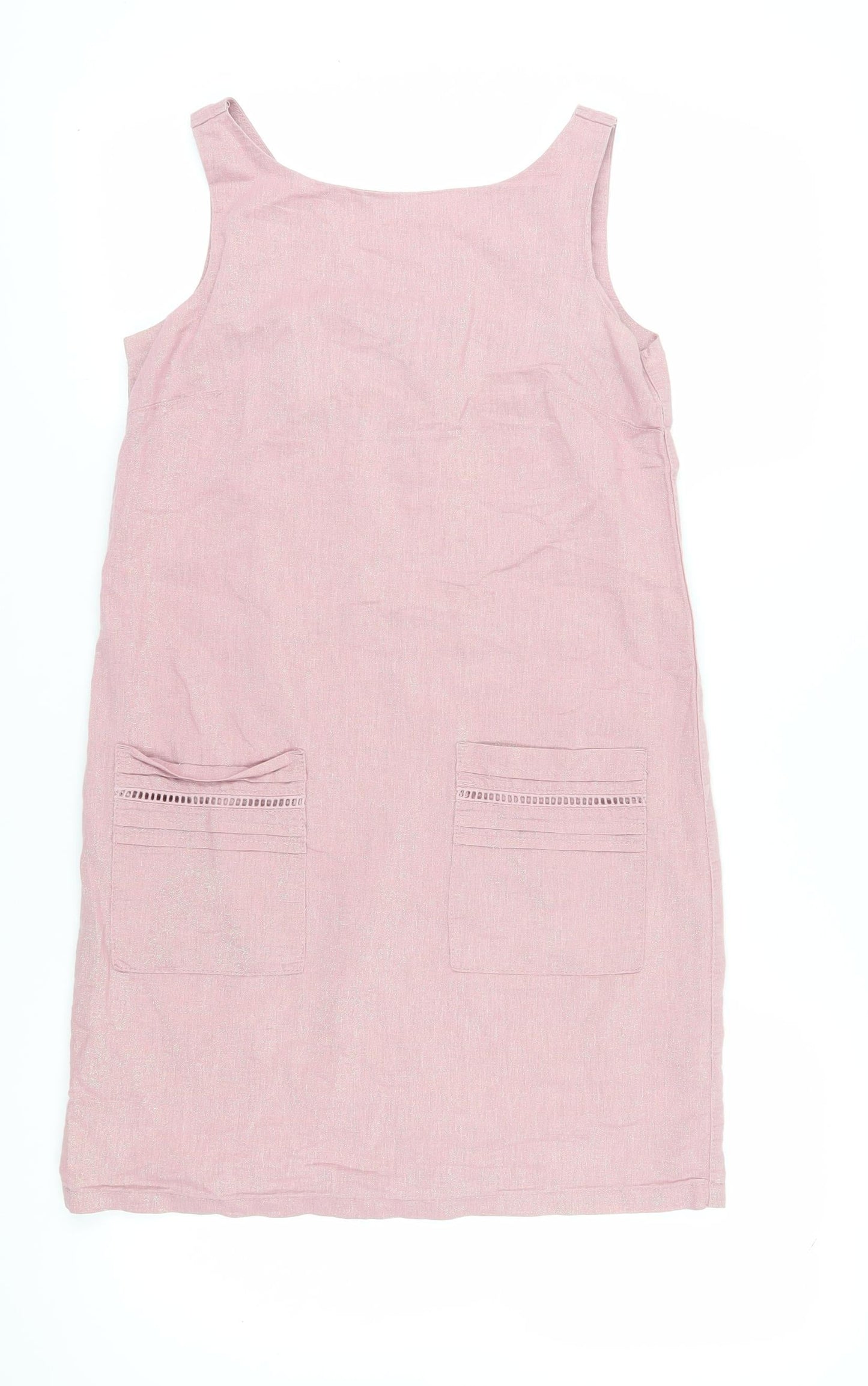 Next Women's Pink Pinafore Dress Size 10 Casual