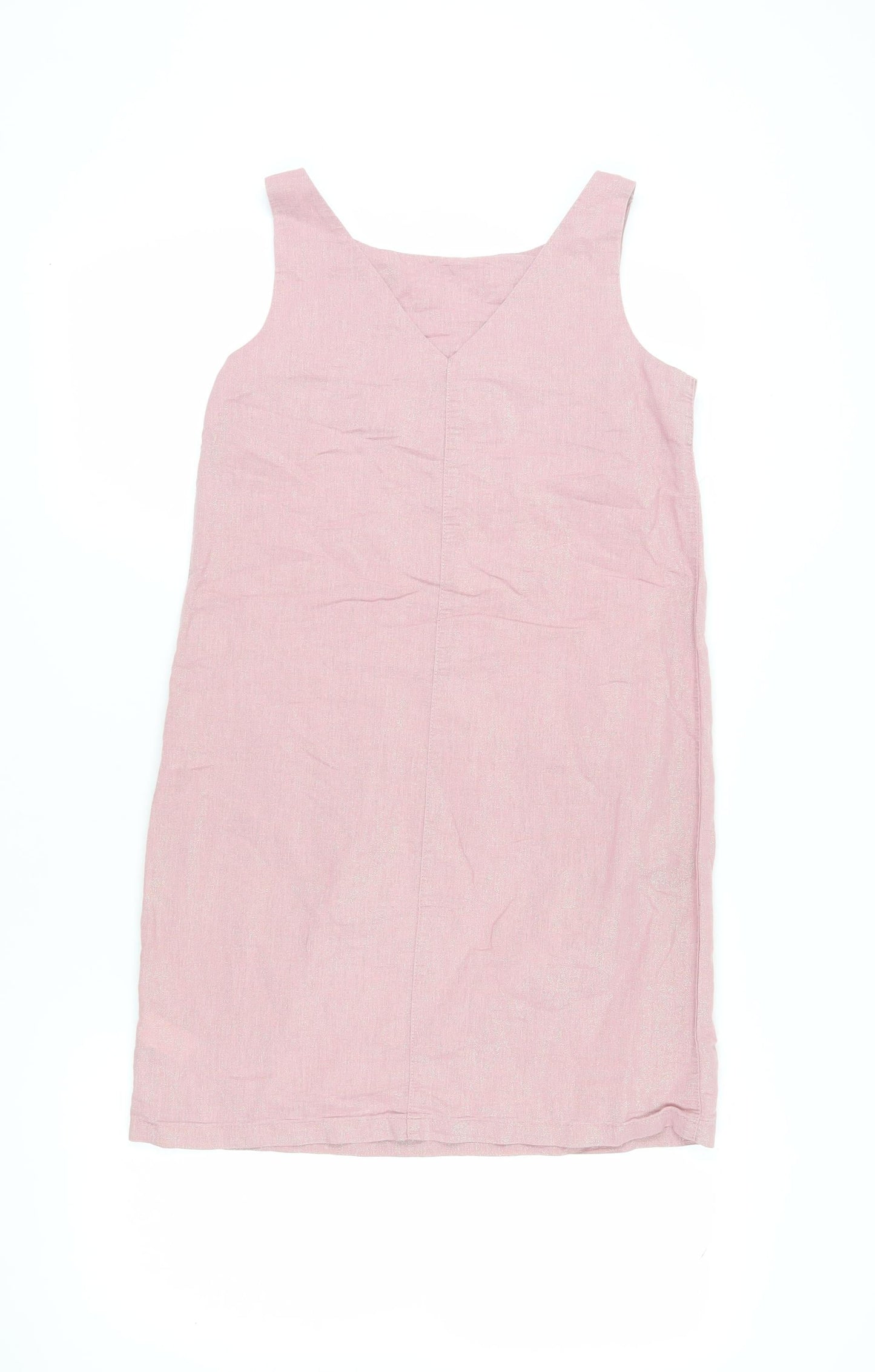 Next Women's Pink Pinafore Dress Size 10 Casual
