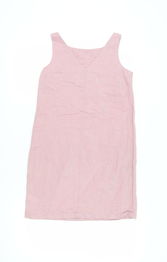 Next Women's Pink Pinafore Dress Size 10 Casual