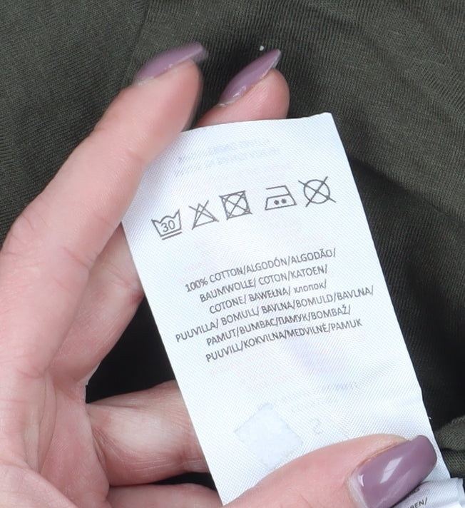 Brave Soul Men’s Green Short Sleeve Polo, Size S