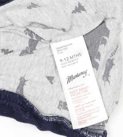Mantaray Unisex Baby Blue Corduroy Coverall 9-12 Months