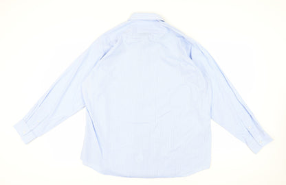 John Lewis Men's Blue Check Shirt Size 44