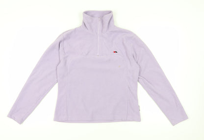 Trespass Women's Purple Fleece Pullover, Size S