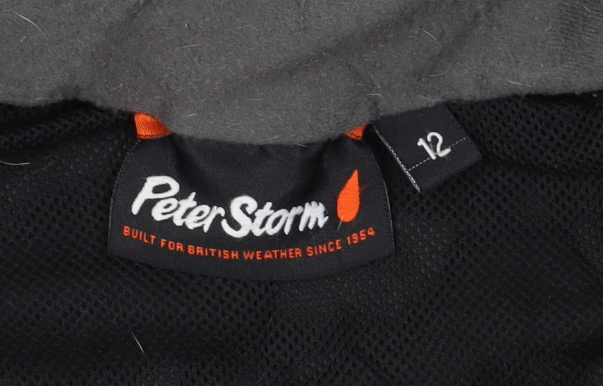 Womens UK Size 12 Peter Storm Black Basic Jacket