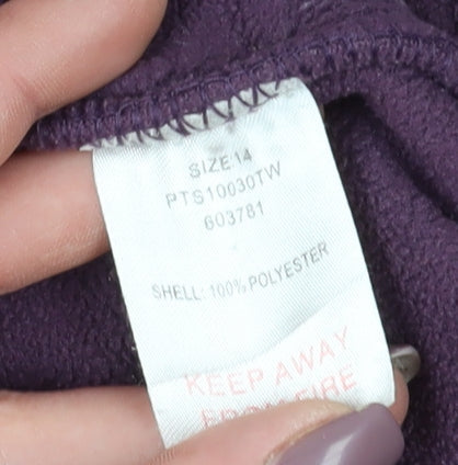 Womens UK Size 14 Peter Storm Purple Basic Jacket