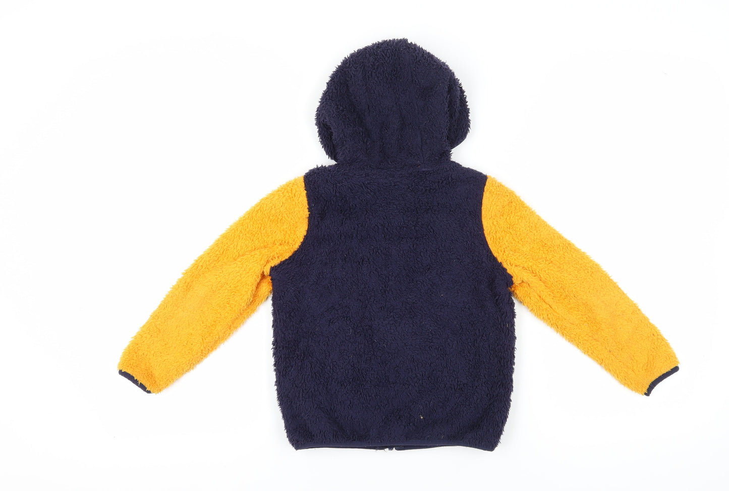 Lupilu Boys Hooded Fleece Jacket Blue Yellow Size 5