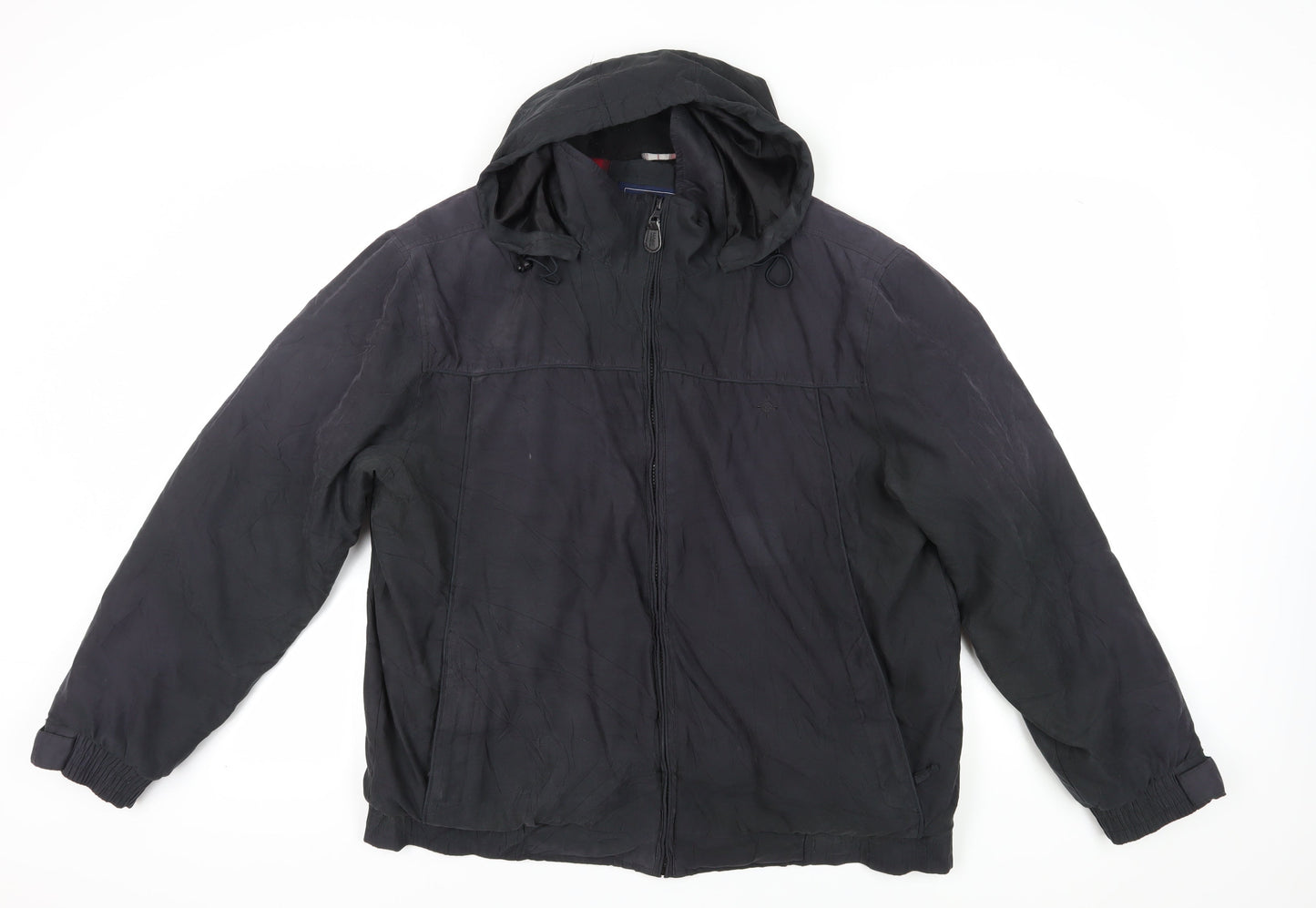 Mens UK Size L Maine New England Black Parka Coat