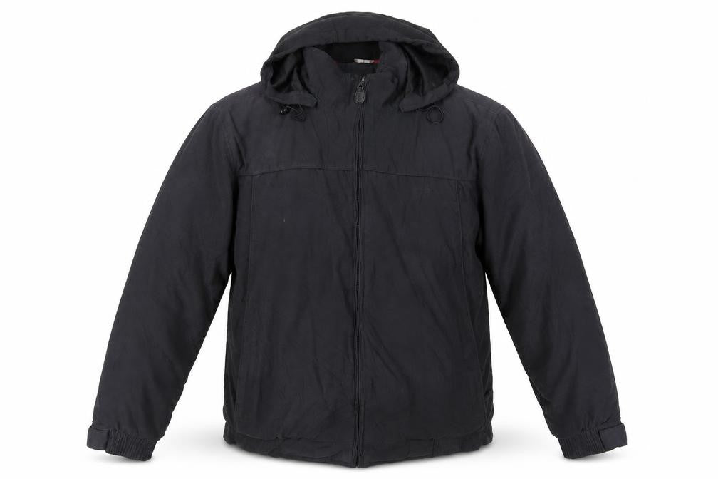 Mens UK Size L Maine New England Black Parka Coat
