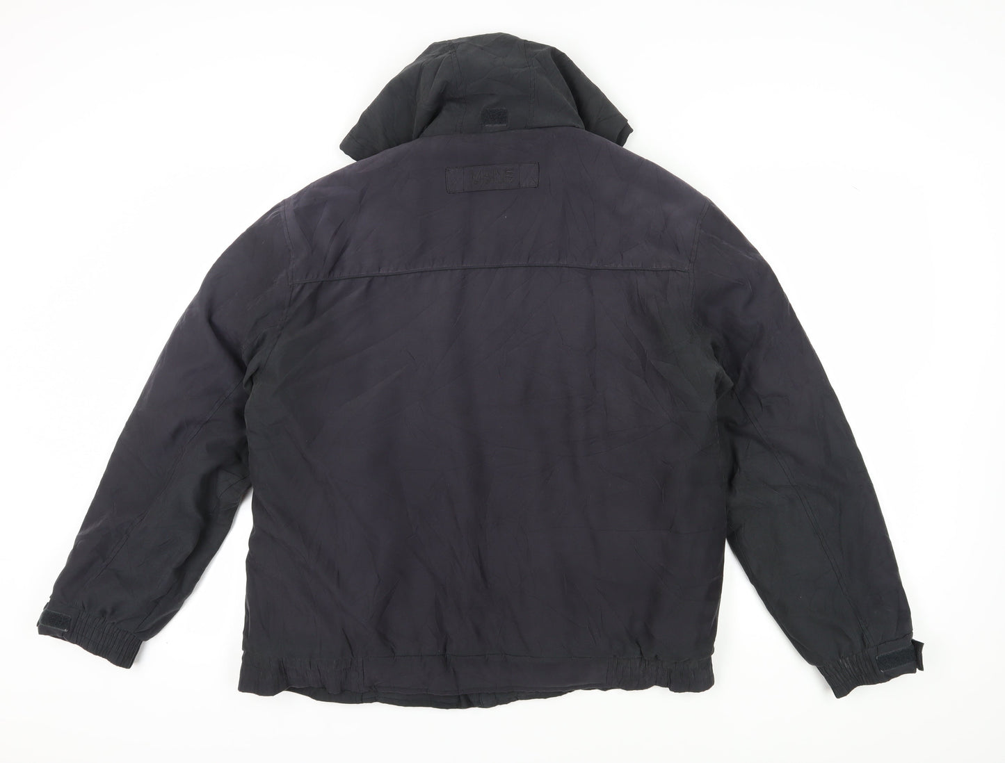 Mens UK Size L Maine New England Black Parka Coat