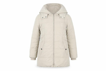 Womens UK Size 10 Edina Ronay Beige Puffer Jacket