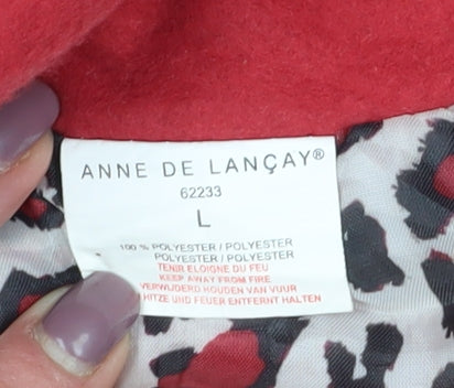 Womens UK Size L Anne De Lancay Red