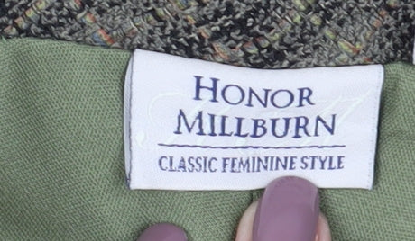 Honor Millburn Women's Multicoloured A-Line Skirt, Size 14