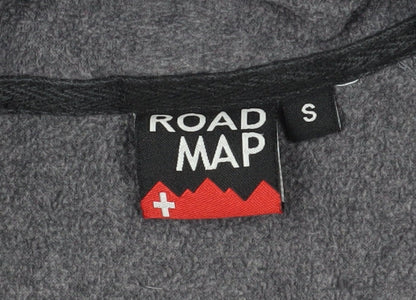 ROAD MAP Men's Grey Fleece Mock Neck Sweatshirt Size S