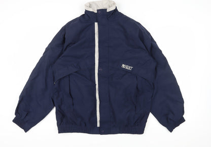 Mens UK Size M Pro Select Blue Windbreaker Coat