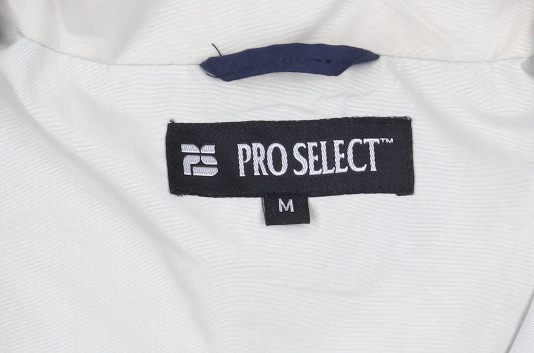 Mens UK Size M Pro Select Blue Windbreaker Coat