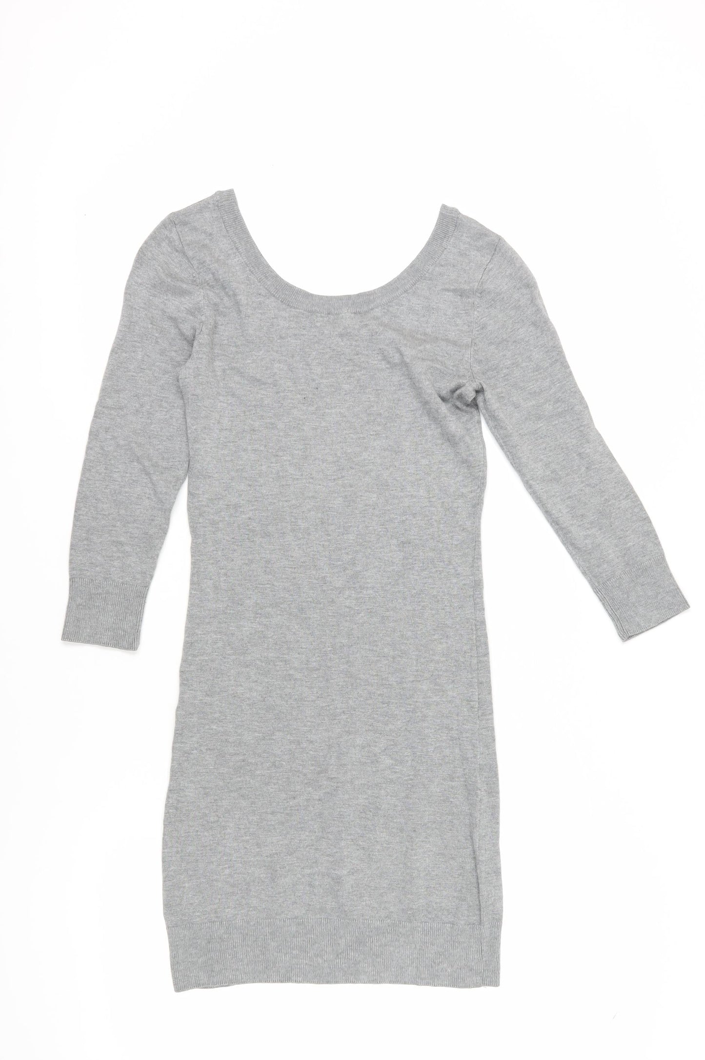 H&M Women's Grey Jumper Dress, S, Casual, Spring/Autumn