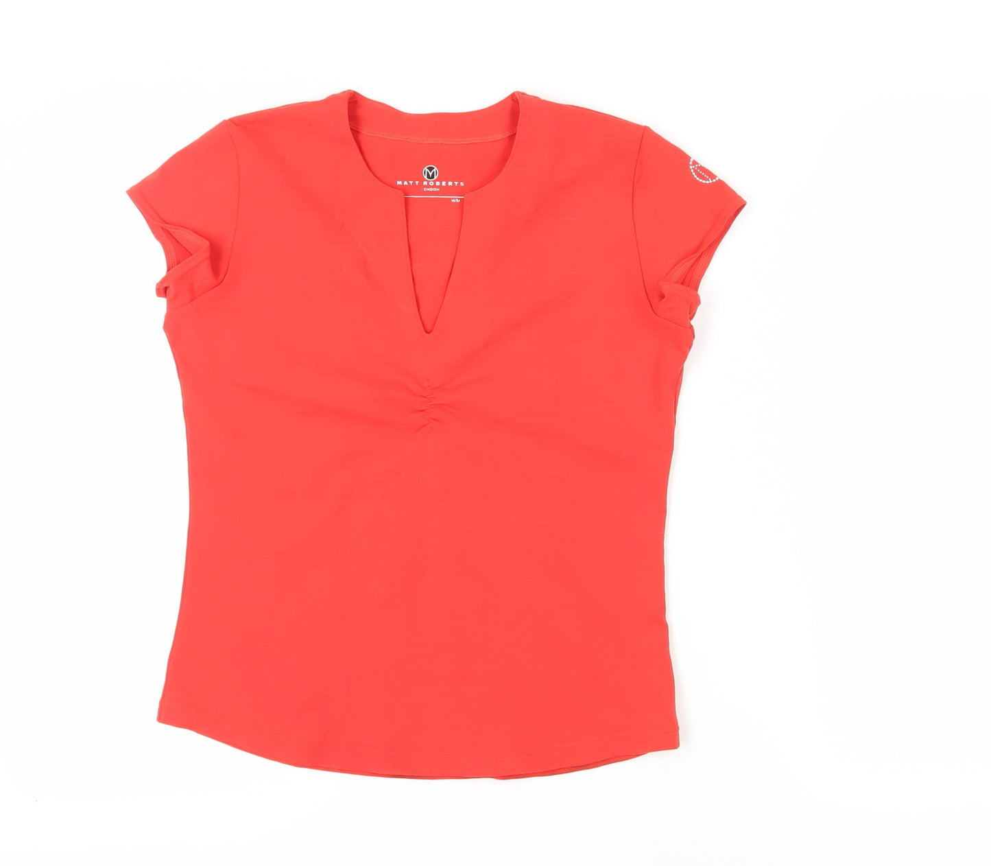 Matt Roberts Women's Red Slim Fit T-Shirt - Size M