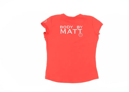 Matt Roberts Women's Red Slim Fit T-Shirt - Size M