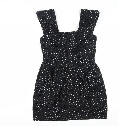River Island Women’s Black Polka Dot A-Line Dress