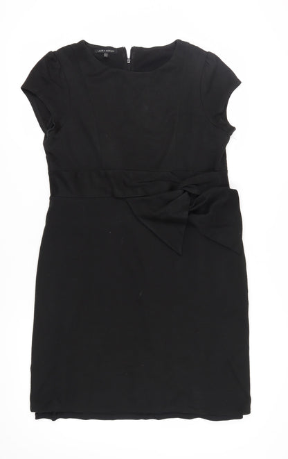 Laura Ashley Women's Black Sheath Dress Size 18