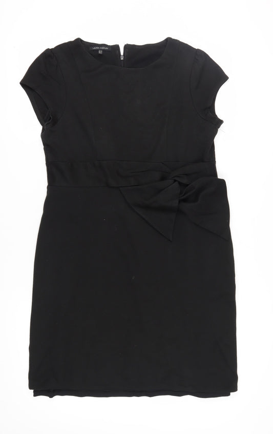 Laura Ashley Women's Black Sheath Dress Size 18