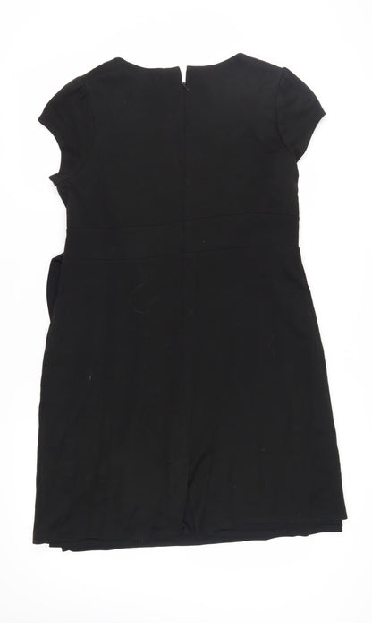 Laura Ashley Women's Black Sheath Dress Size 18