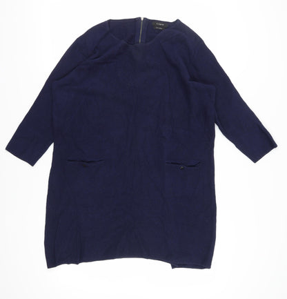 Marks and Spencer Women's Blue Shift Dress Size 18