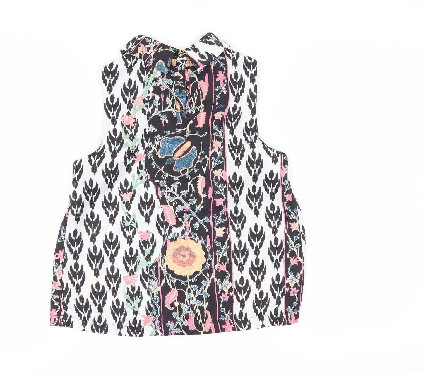 Womens UK Size 6 Topshop Multicoloured Basic Blouse