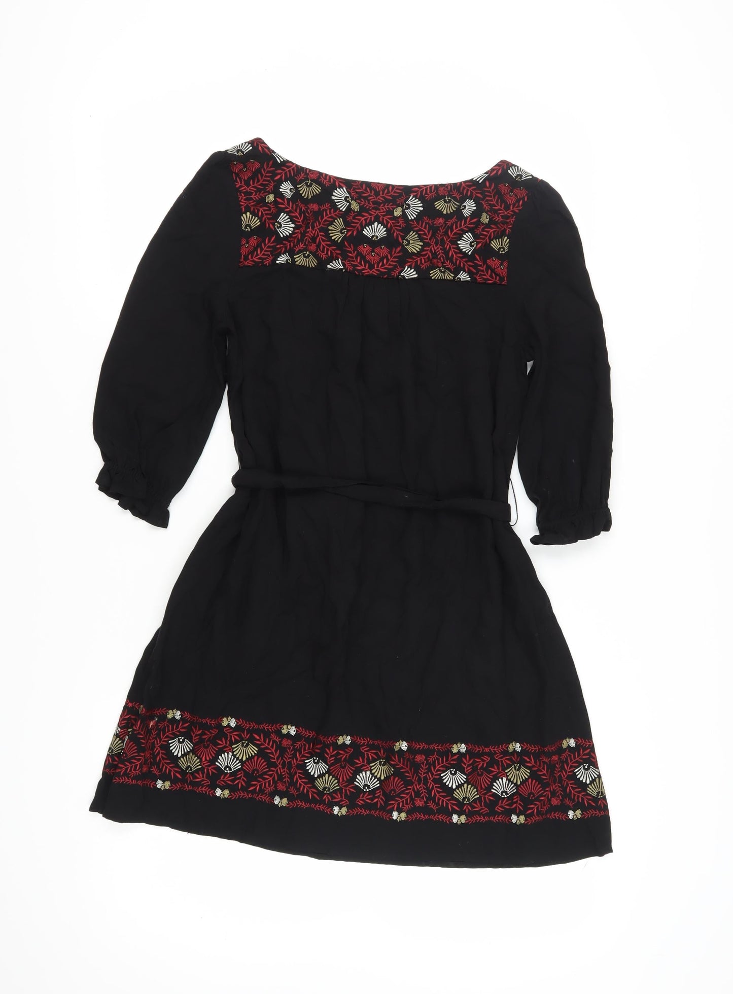 Butterfly by MW Women's Black Shift Dress Size 10