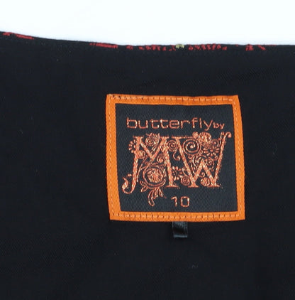 Butterfly by MW Women's Black Shift Dress Size 10