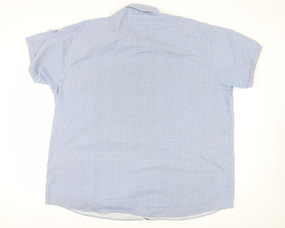Britches Men's Blue Geometric Button-Up Shirt 3XL