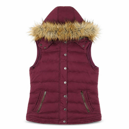 Womens UK Size 12 Fatface Red Puffer Jacket