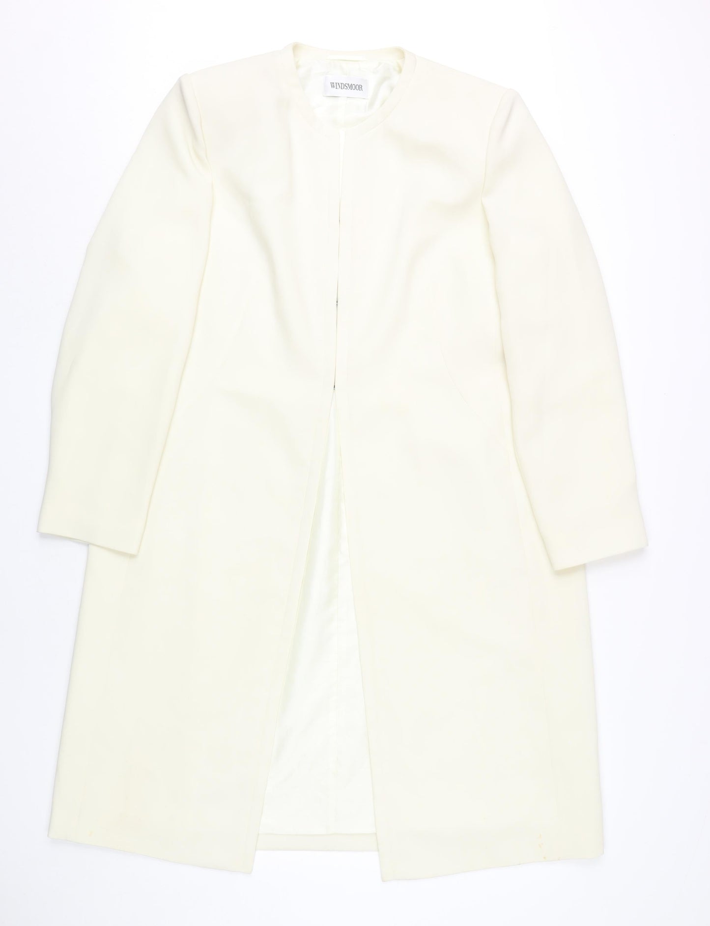 Womens UK Size 16 Windsmoor Ivory Overcoat