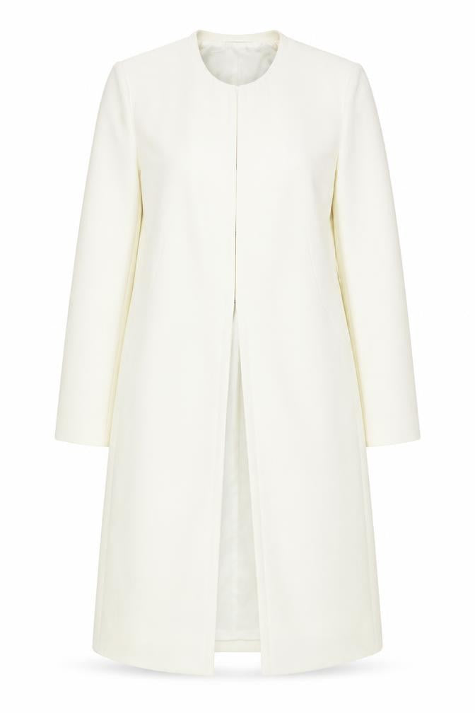Womens UK Size 16 Windsmoor Ivory Overcoat