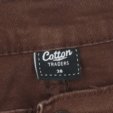 Cotton Traders Men's Brown Straight Jeans Size 36