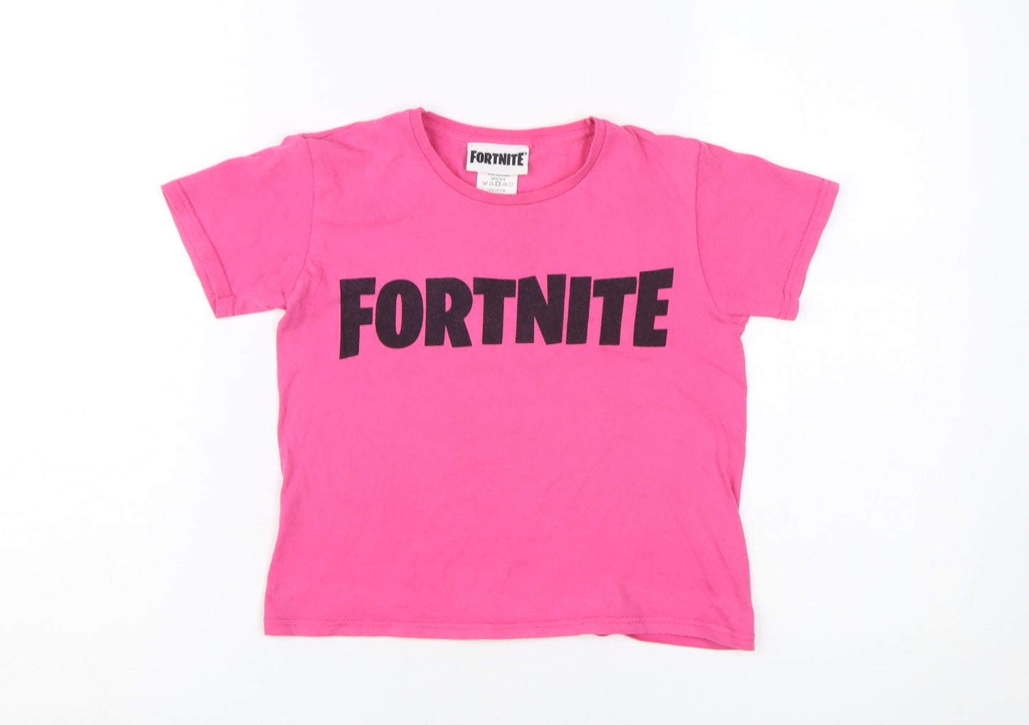 Fortnite Girls Pink T-Shirt 7-8 Years