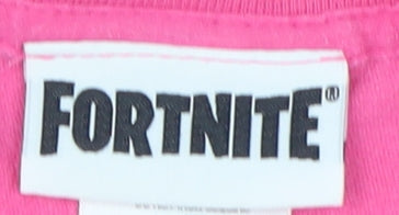 Fortnite Girls Pink T-Shirt 7-8 Years