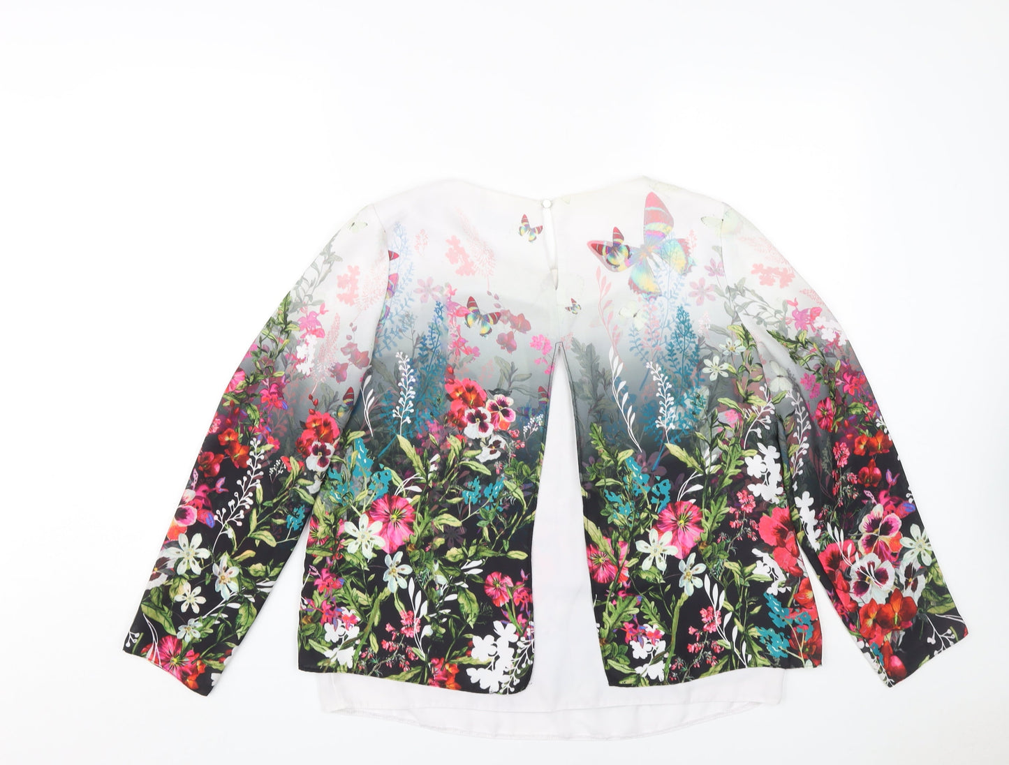 Womens UK Size 8 Wallis Multicoloured Basic Blouse