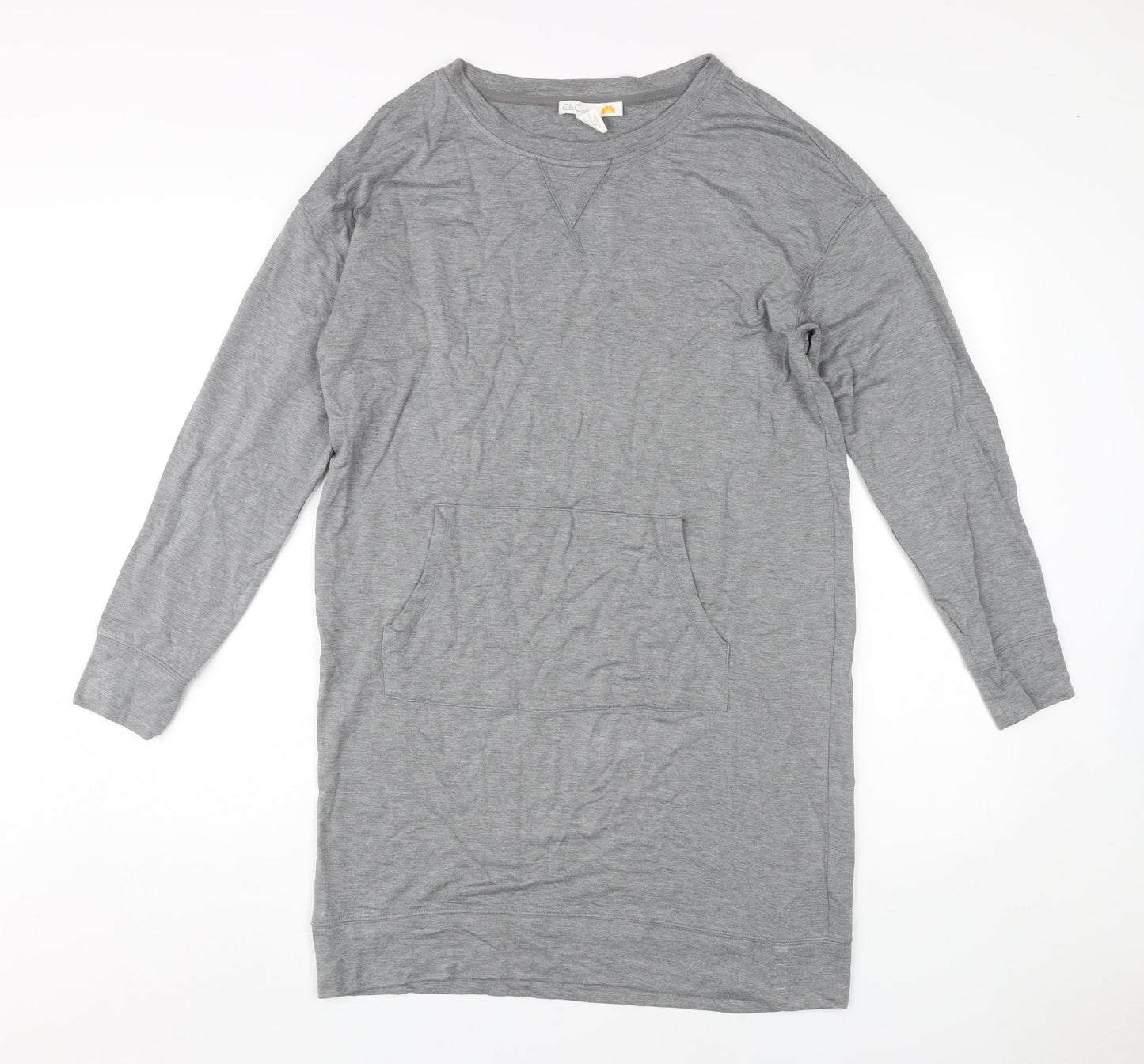 C&C California Women’s Grey Shirt Dress M, Casual Style