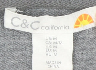 C&C California Women’s Grey Shirt Dress M, Casual Style