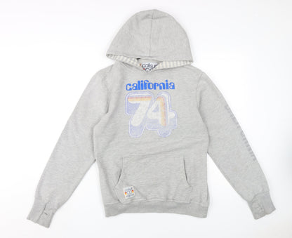 Calisurf Women's Grey Hoodie L - Casual 70s Style